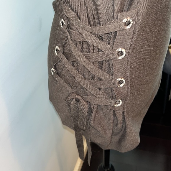 INC Side Lace Up Olive Sweater NWT size Extra Large. NWT - Picture 3 of 7